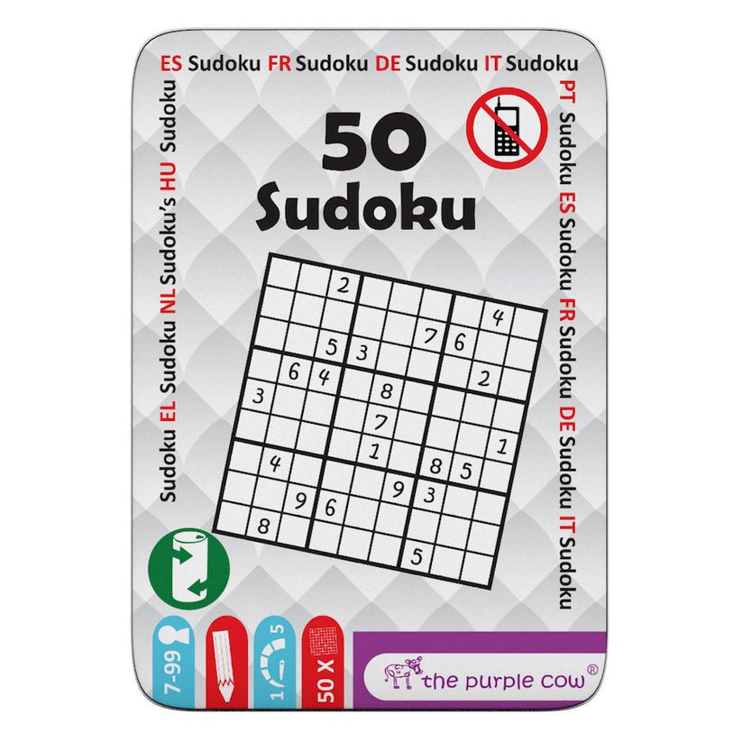 50 de provocari Sudoku, Purple Cow - Publisol.ro
