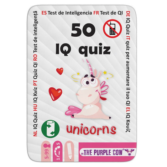 50 de teste de inteligenita cu unicorni, Purple Cow - Publisol.ro