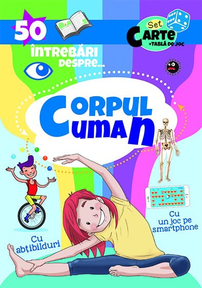 50 Intrebari despre ... Corpul Uman ( cu abtibilduri), de Prestige - Publisol.ro