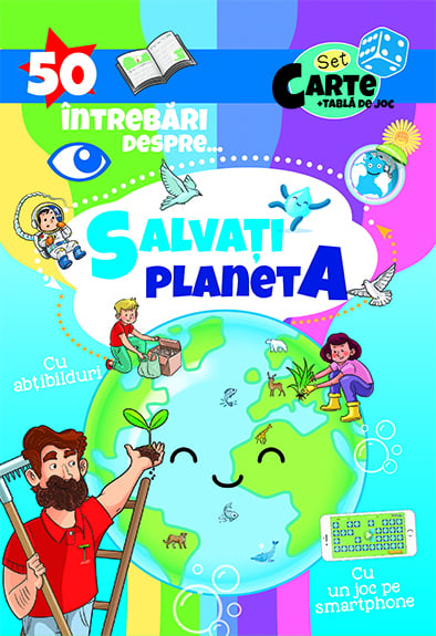 50 Intrebari despre ... Salvati Planeta ( cu abtibilduri), de Prestige