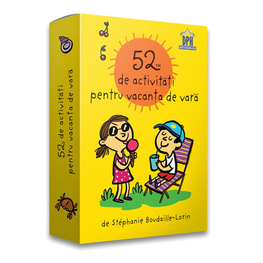 52 de activitati pentru vacanta de vara, de Stéphanie Boudaille - Lorin, ilustrații Joëlle Dreidemy - Publisol.ro