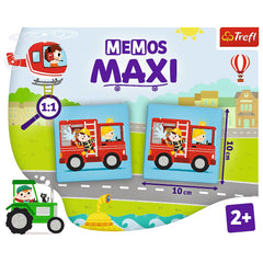 Joc memos maxi vehicule, Trefl