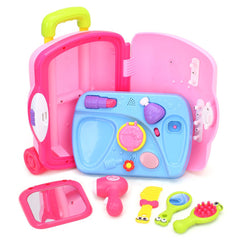Troler cu set coafura si accesorii frumusete