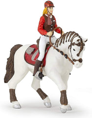 Papo figurina set poney club-boxa carton+4 figurine, Papo