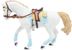 Papo figurina cal de echitatie bleu, Papo