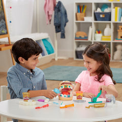 Play-doh set dentistul cu accesorii si dinti colorati, Hasbro