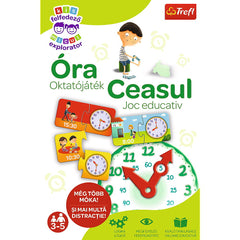 Joc educativ invata ceasul micului explorator, Trefl