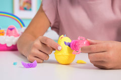 Hatchimals alive neon rainbow set cosulet de oua