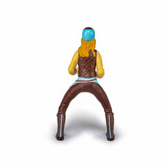 Papo figurina calareata albastra, Papo