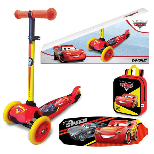 Trotineta cu 3 roti cars cu ghiozdan, AS