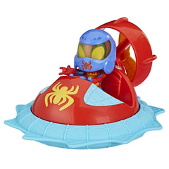 Spidey prietenii extraordinari set masinuta si figurina spidey, Hasbro