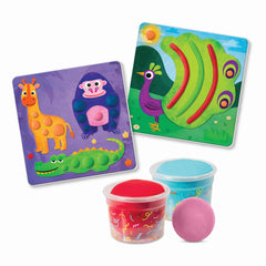 As art set 7 borcanase de plastilina animale