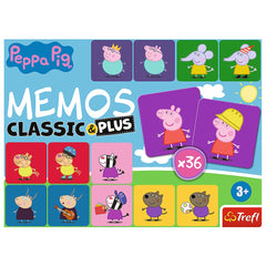 Joc memos classic plus peppa pig, Trefl