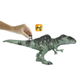 Jurassic world strike n roar dinozaur giganotosaurus, Mattel