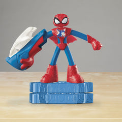 Play-doh marvel figurina flexibila cu accesorii spider man 10cm	, Hasbro