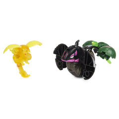 Bakugan platinum powerup s4 warrior whale nano fury si nano sledge, Spin Master