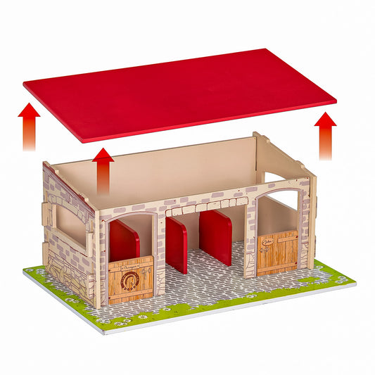 Papo figurina boxe pentru cai, Papo