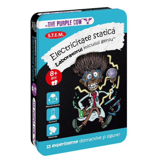 Laboratorul micului geniu - Electricitate statica, Purple Cow