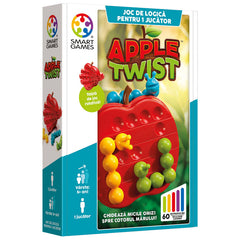 Apple Twist, joc de logica cu 60 de provocari, 5+ ani, editie lb. Romana, Smart Games