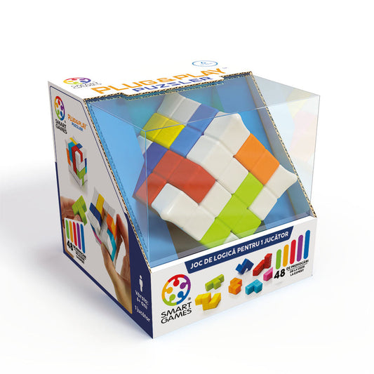 Plug & Play Puzzler, joc de logica cu 48 de provocari, 6+ ani, editie lb. Romana, Smart Games