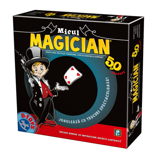 Joc Micul Magician 50 - Joc interactiv de trucuri de magie, D-Toys