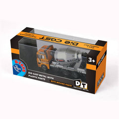 Camion betoniera de jucarie cu sasiu metalic - Free Wheel, D-Toys