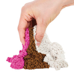 Kinetic Sand set inghetata si prajiturele colorate si parfumate