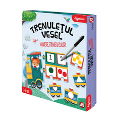 Trenuletul vesel numere forme culori, AS