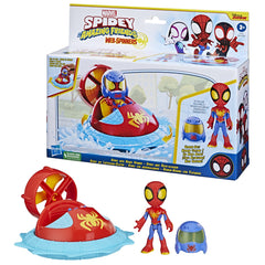 Spidey prietenii extraordinari set masinuta si figurina spidey, Hasbro