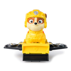 Patrula catelusilor action pups set vehicul de salvare hoverboard si figurina Rubble 5  cm