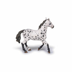 Papo figurina iapa appaloosa neagra, Papo