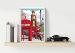 Picteaza si inrameaza Londra