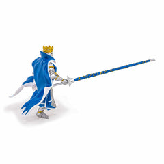 Papo figurina rege cu blazon dragon albastru, Papo