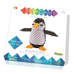 Origami 3D, Creagami - Pinguin, 463 piese, Creativa Mente