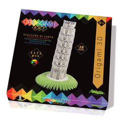Origami 3D, Creagami - Turnul din Pisa, 1173 piese, Creativa Mente