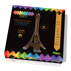 Origami 3D, Creagami - Turnul Eiffel, 1100 piese, Creativa Mente