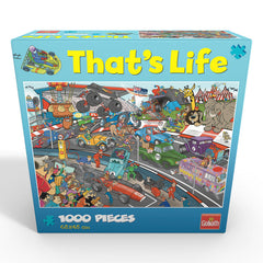 Puzzle Cauta si Gaseste - Cursa nebuna, 1000 piese, Editia II, Goliath