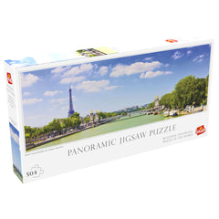 Puzzle Panoramic -Podul Alexandre III din Paris, 504 piese, Goliath
