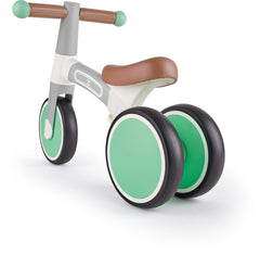 Hape bicicleta de echilibru verde cu 3 roti, Hape