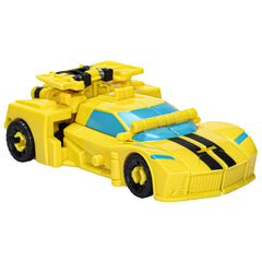 Transformers earthspark set 2 figurine bumblebee si mo malto, Hasbro