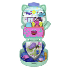 Polly pocket set gentuta animalut pisicuta marinar cu accesorii