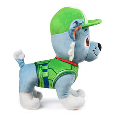 Patrula catelusilor jucarie de plus rocky 17 cm