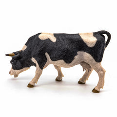 Papo figurina vaca alb cu negru, Papo