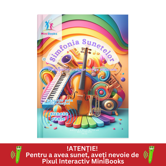 Simfonia Sunetelor - Descoperim Instrumentele Muzicale - Carte cu sunete interactiva, MiniBooks