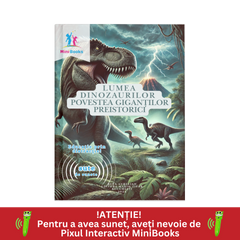 Lumea Dinozaurilor - Povestea Gigantilor Preistorici - Carte cu sunete interactiva, MiniBooks