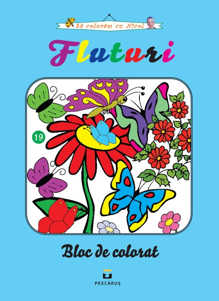 Fluturi - carte de colorat, de Prestige