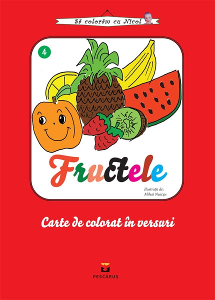 Fructele - carte de colorat, de Prestige