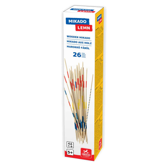 Joc Mikado cu 26 betisoare din lemn, D-Toys