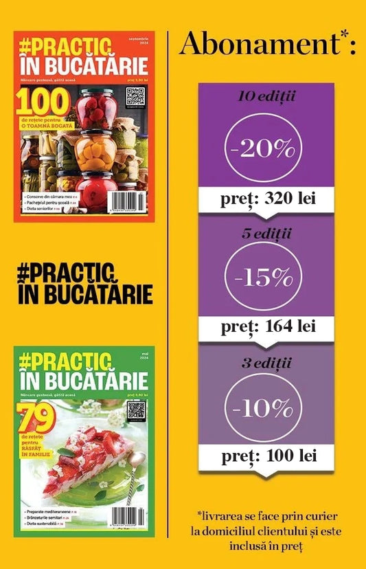 #Practic in bucatarie - Abonament
