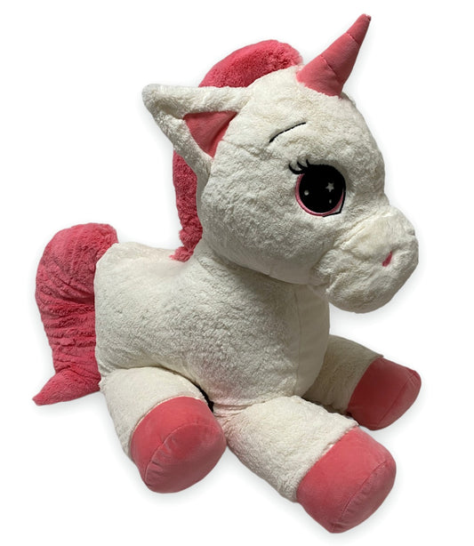 Unicorn de plus 80cm roz, PLUSURI STIP